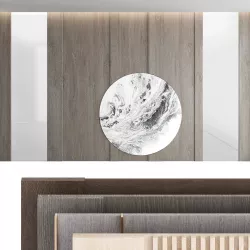 Decorative wall panel set 24 3D model