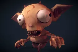 Demon Imp - Low Poly Hand Painted Low-poly 3D model