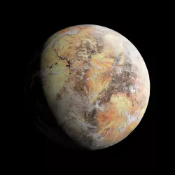 Desert Planet - Dune - Tatooine - Alien Planet 8k Low-poly 3D model