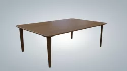Dinner Table Low-poly 3D model