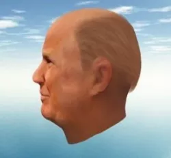 Donald Trump 3d model Funny USA president Donald Trump 3D model