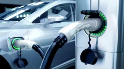 Electric Vehicle Charging Station animated 3d scene 3D model