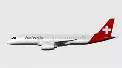 Embraer E-190 E-2 helvetic Airways 3D model