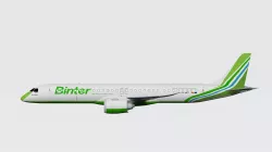 Embraer E-195 E-Jets E2 Binter 3D model