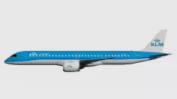 Embraer E-195 E-Jets E2 KLM 3D model