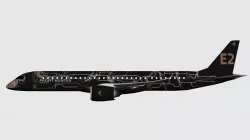 Embraer E-195 E-Jets E2 Tech Lion profit hunter 3D model