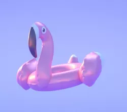 Flamingo buoy 3D model