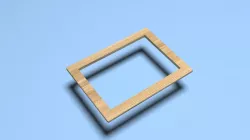 Frame Low-poly 3D model