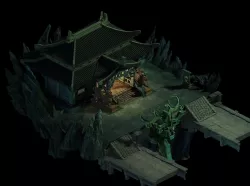 Game Model - Underground Palace Palaces 3D model