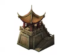 Game Model - Wall Clock Tower 3D model