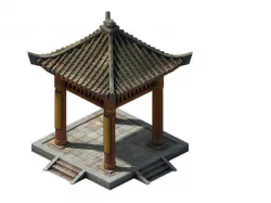 Game Models - City Gazebo 02 3D model