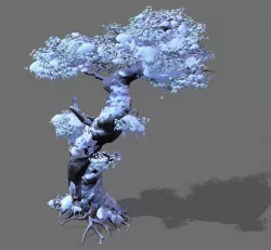 Game Models - Snow - Trees 05 3D model