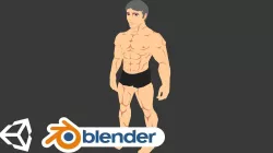 Game-Ready Stylized Male Basemesh Low-poly 3D model