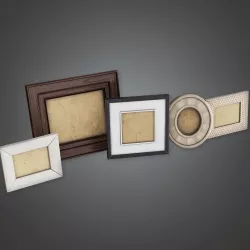 GEN - Household Picture Frames - PBR Game Ready Low-poly 3D model