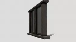 Generic Medieval Window Low-poly 3D model