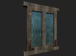 Generic Medieval Window Low-poly 3D model