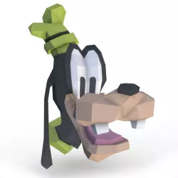 Goofy trophy 3D model