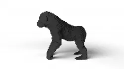 Gorilla Minecraft Voxel Low-poly 3D model