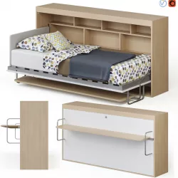 Guter Mobel - Transformer bed wardrobe with table Standart 3D model