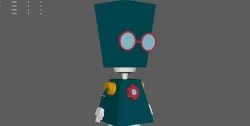 Hexagon Head Robot 3D model