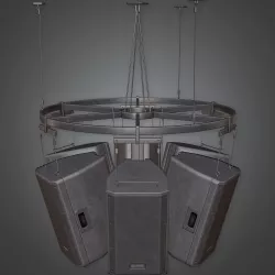 HSG - School Announcement System 02 - PBR Game Ready Low-poly 3D model
