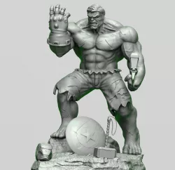 Hulk statue 3D model