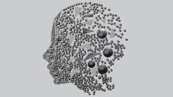 Human head decorative wall items abstract Art blender file  3D model