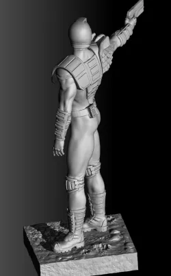 Judge Dredd 3D model