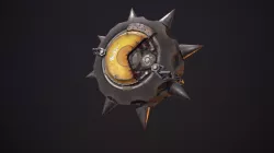 Junkrats tire from OVERWATCH game-ready model Low-poly 3D model