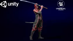 Killer Low-poly 3D model