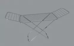 Laundry Drying Rack Low-poly 3D model