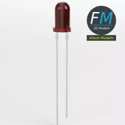 LED diode 3D model