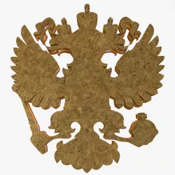 Logo Russian Herb Eagles 3D model