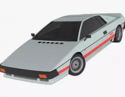 Lotus Esprit S3 Turbo mp1 3D model