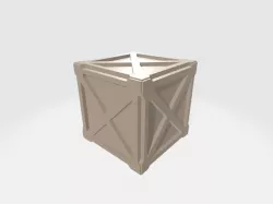 Low Poly Modern House Pack Low-poly 3D model