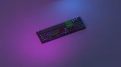 Low Poly RGB Keyboard Low-poly 3D model