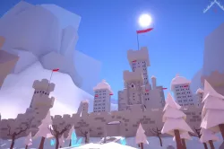 Low Poly Winter Lands Low-poly 3D model