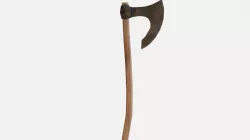 Lowpoly Axe Low-poly 3D model