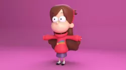 Mabel Pines Gravity Falls 3D model