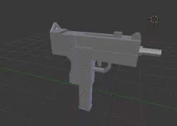 Mac 10 SMG LowPoly 3D model