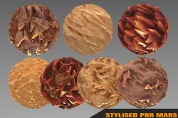 Mars - Stylised PBR Texture - Material 3D model