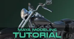Maya Modeling Tutorial - Intermediate to Advanced 3D model