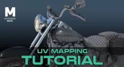 Maya UV Mapping Tutorial 3D model