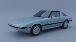 Mazda RX-7 FB 3D model