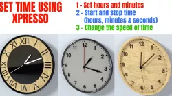 mecanical wall clock 3D model