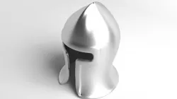 Medieval Helmet - Barbute 3D model