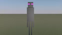 Minecraft Enderman Rigged Model 3D model
