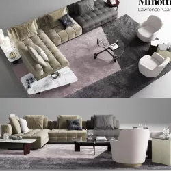 Minotti Lawrence Clan  Seating  2 3D model