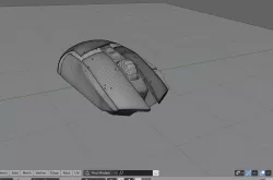 Mouse Logitech EEVEE Rendered 3D model