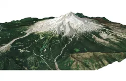 Mt Hood Oregon 3D model